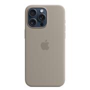 Etui i futerały do telefonów - Apple Silicone Case etui z MagSafe do iPhone 15 Pro Max (popielaty brąz) - miniaturka - grafika 1