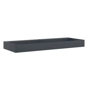 vidaXL Umywalka, 120x46x11 cm, kompozyt mineralny/marmurowy, antracyt - Umywalki - miniaturka - grafika 1