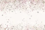 Tapety - Butterflies Rose Tapeta dla Dziewczynki w Motyle i Kwiaty - miniaturka - grafika 1