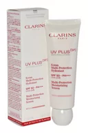 Kremy do twarzy - Clarins, krem Uv Plus Multi-Protection Moisturizing Screen Spf50 Rose Cream, 50 ml - miniaturka - grafika 1
