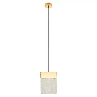 Maxlight Glamour LAMPA wisząca VETRO P0428D szklany zwis LED 4,5W 3000K nad stół złoty P0428D - Lampy sufitowe - miniaturka - grafika 1