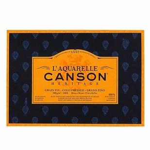 Blok Do Akwareli 26X36 300G 20K Canson Cold Pressed - Podobrazia, bloki, papiery - miniaturka - grafika 1