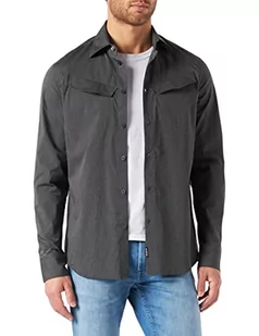 G-STAR RAW Męska koszula ze skośną kieszonką, Mehrfarbig (Lt Shadow Htr C965-b500), S - Koszule męskie - miniaturka - grafika 1