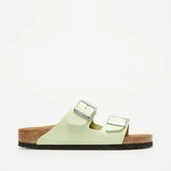 Klapki i japonki damskie - BIRKENSTOCK ARIZONA LENB FADED LIME - Birkenstock - miniaturka - grafika 1