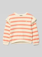 Bluzy dla dziewczynek - Bluza z prążkowanymi wykończeniami - miniaturka - grafika 1