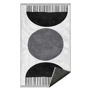Dywany - Biało-czarny chodnik 80x200 cm – Mila Home - miniaturka - grafika 1