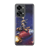 Etui i futerały do telefonów - Etui Rocket 007 Marvel Nadruk pełny Granatowy Producent: OnePlus, Model: NORD 2T 5G - miniaturka - grafika 1