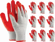 Rękawice robocze - Reis Rękawice robocze / Czerwone / Rozmiar: 9 - L / OX-UNIWAMP_C - 10 Par - miniaturka - grafika 1