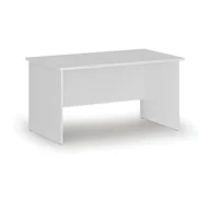 Biurka - Biurko proste PRIMO WHITE, 1400 x 800 mm, białe - miniaturka - grafika 1