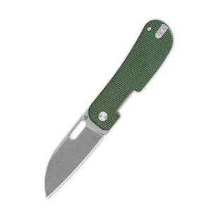 Nóż składany QSP Knife Variant PE QS154-D Stonewashed 14C28N Green Micarta by Jacob Lundquist - Noże - miniaturka - grafika 1