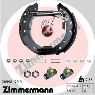 Szczęki hamulcowe ZIMMERMANN 20990.129.9 6001547627 - Szczęki hamulcowe - miniaturka - grafika 1