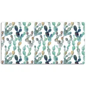 Podkładki na biurko - Podkładka na biurko Tropikalne kaktusy 120x60 cm - miniaturka - grafika 1