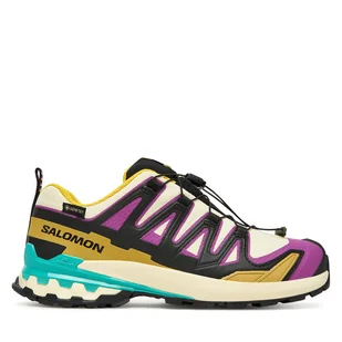Trekkingi Salomon Xa Pro 3D V9 Gore-Tex L47882200 Żółty - Buty trekkingowe damskie - miniaturka - grafika 1