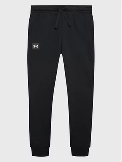 Odzież sportowa dziecięca - Under Armour Spodnie dresowe Ua Rival 1357628 Czarny Regular Fit - grafika 1