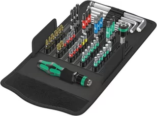 Wera  Kraftform Kompakt 100 05057460001, stal narzędziowa, 52 szt. - Bity - miniaturka - grafika 1
