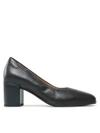 Czółenka - Clarks Czółenka Freva 55 Court 261718774 Granatowy - miniaturka - grafika 1