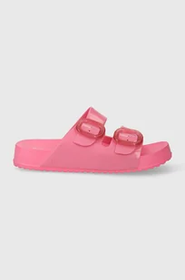Melissa klapki MELISSA COZY SLIDE AD damskie kolor różowy M.33913.AT379 - Klapki i japonki damskie - miniaturka - grafika 1