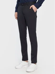 Blend Spodnie materiałowe Napa 20711182 Granatowy Slim Fit - Spodnie męskie - miniaturka - grafika 1