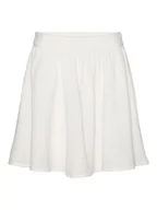 Spódnice - VERO MODA Damska spódnica Vmnatali Nia Hw Short Skirt WVN, Snow White, S - miniaturka - grafika 1