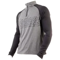 Bluzy sportowe męskie - Męska koszulka kolarska Axon Nippon Dlouhý Rozmiar: XXL / Kolor: czarny/szary - miniaturka - grafika 1