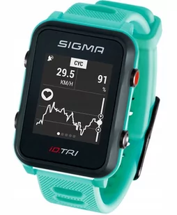 Sigma SPORT SPORT iD.TRI Zegarek sportowy Zestaw, neon mint 2020 Pulsometry 24260 - Pulsometry - miniaturka - grafika 1