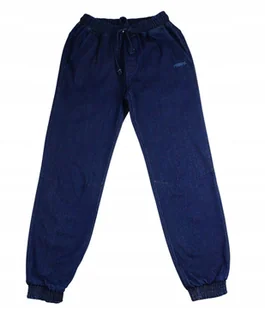 PROSTO DENIM JOGGER PAZY GRANATOWE S - Spodnie męskie - miniaturka - grafika 1