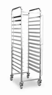 Wózek transportowy do blach piekarniczych, cukierniczych, tac RT6415 15x600x400mm Resto Quality - Wózki na żywność - miniaturka - grafika 1