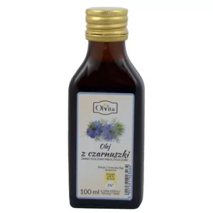 OLVITA OLVITA Olej z czarnuszki zimno tłoczony 100ml 11OLVOLEC1 - Olej spożywczy - miniaturka - grafika 1