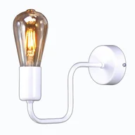 Lampy ścienne - Biały industrialny kinkiet ścienny - S575 H1-T57 - miniaturka - grafika 1