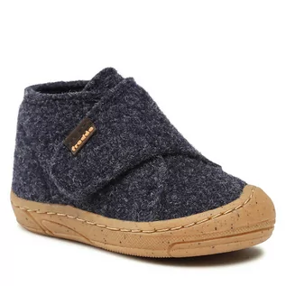 Buty dla chłopców - Kapcie Froddo Minni Wooly G1700343 M Dark Blue 0 - grafika 1