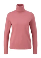 Swetry damskie - s.Oliver Damski sweter z dzianiny z golfem, 2074, 40 - miniaturka - grafika 1