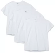 Koszulki męskie - Hanes Podkoszulka męska (3 sztuki), biały, M - miniaturka - grafika 1