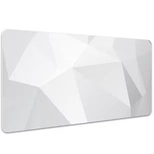 Mata ochronna na biurko Abstrakcja biała 100x50 cm, Dywanomat - Podkładki na biurko - miniaturka - grafika 1