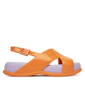 Sandały damskie - Sandały Melissa Melissa Mare Platform Ad 36047 Pomarańczowy - miniaturka - grafika 1