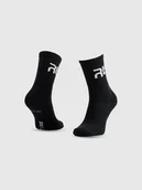Skarpetki męskie - 4F Skarpety casual wysokie męskie 4F x Robert Lewandowski - czarne 43-46 - miniaturka - grafika 1