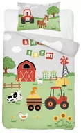 Pościel dla dzieci - Pościel 90x120 do łóżeczka wesoła farma - miniaturka - grafika 1