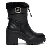 Botki damskie - Botki Guess FLFYPP FAP10 Czarny - miniaturka - grafika 1