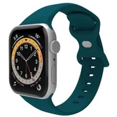 Akcesoria do smartwatchy - Pasek CELLY Silic do Apple Watch 8/9/10/SE/SE 2/SE 2022/Ultra/Ultra 2 (42/44/45/49mm) Niebieski - miniaturka - grafika 1