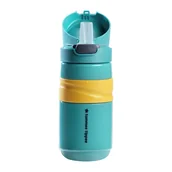 Bidony dla dzieci - TOMMEE TIPPEE FLIPTOP bidon sportowy 18m+ niebieski - miniaturka - grafika 1