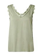 Koszulki i topy damskie - Cream top damski alena, khaki-zielony (Oil Green), 34 - miniaturka - grafika 1