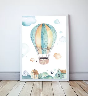 Plakat Blue Sky, BALON format 40x50cm - Dekoracje domu - miniaturka - grafika 1