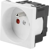 Gniazdka elektryczne - LEDart LANBERG LANBERG AC-4545-E-W - miniaturka - grafika 1