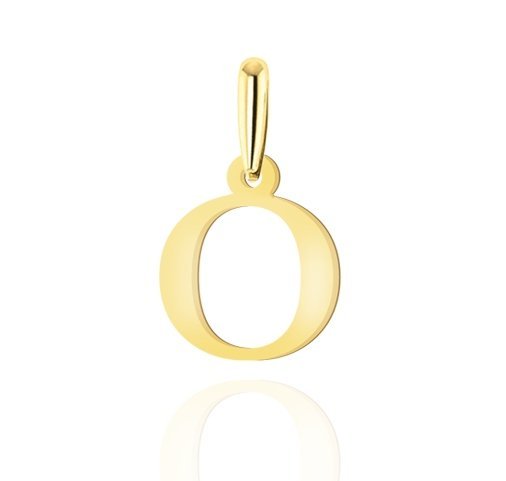 ZŁOTA ZAWIESZKA LITERKA O 333