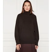 Swetry damskie - Marella SPORT Golf ISMAELE | Oversize fit | z dodatkiem wełny i kaszmiru - miniaturka - grafika 1