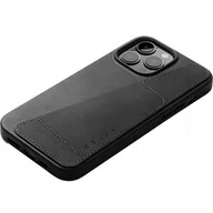 Etui i futerały do telefonów - Mujjo Etui Full Leather Wallet Case do iPhone 14 Pro Max czarne - miniaturka - grafika 1