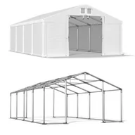 Altany ogrodowe - Namiot Magazynowy Całoroczny 8x8x2 Biały WINTER MSD - miniaturka - grafika 1