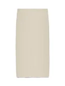 Spódnice - Vero Moda Spódnica dzianinowa w kolorze beżowym - miniaturka - grafika 1