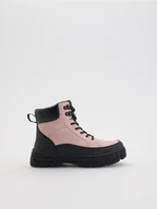 Buty dla dziewczynek - Reserved - Buty trekkingowe z ociepleniem - czarny - miniaturka - grafika 1