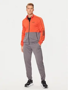 EA7 Emporio Armani Dres 6DPV53 PJ16Z 26BO Pomarańczowy Regular Fit - Dresy męskie - miniaturka - grafika 1
