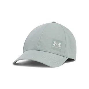 Męska czapka z daszkiem Under Armour Iso-chill Armourvent STR - zielona - Czapki męskie - miniaturka - grafika 1